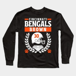 Cincinnati Bengals Chase Brown 30 Edition 2 Long Sleeve T-Shirt